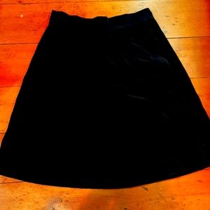 Laura Ashley black velvet skirt.